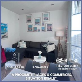 Chalet basque 6 couchages centre ville Biarritz
